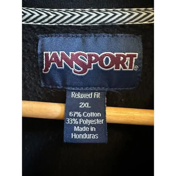 Purdue Jansport Quarter Zip Relaxed Fit 2XL - fits like a Large, runs small! - Picture 3 of 9